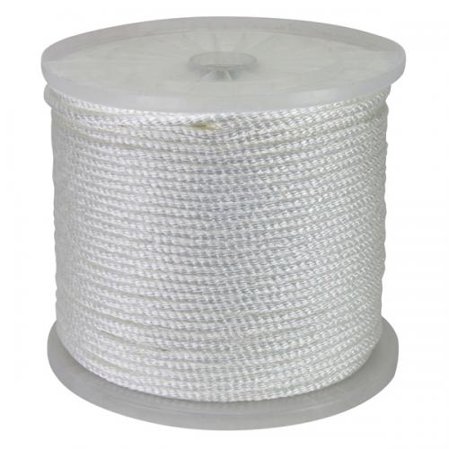 6mm x 250m 60% Polyester/40% Polypropylene Crab Pot 'Sink Rope' White (Coil) V2-10325