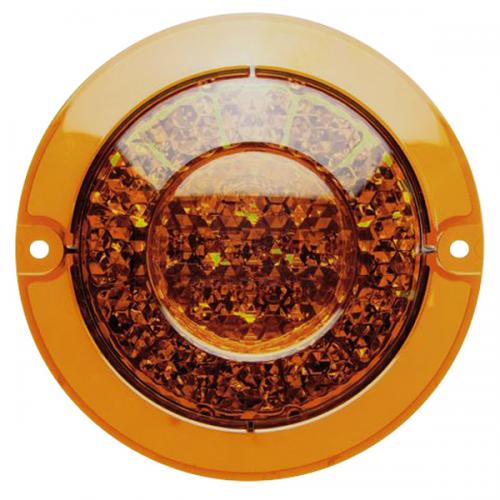 LED Recessed 134mm Round 10-30V Amber V2-547170