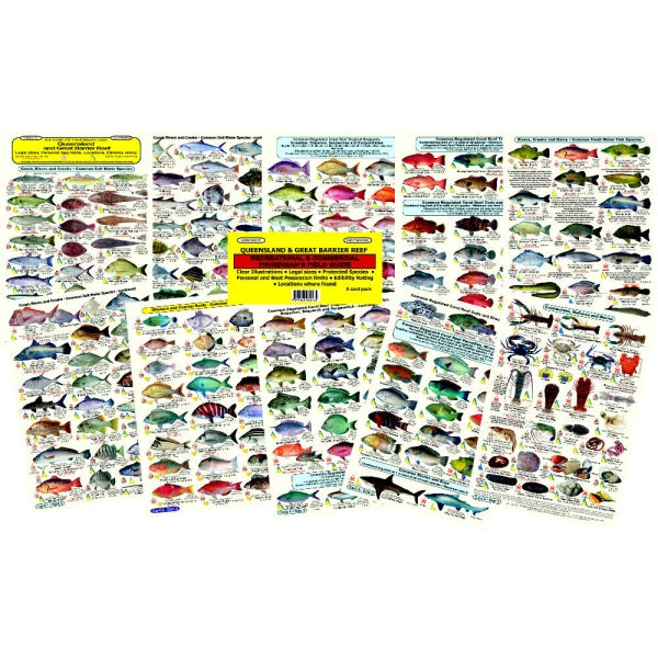 Complete Fisherman's Guide Queensland & GBR (5 card pack) V2-cd016