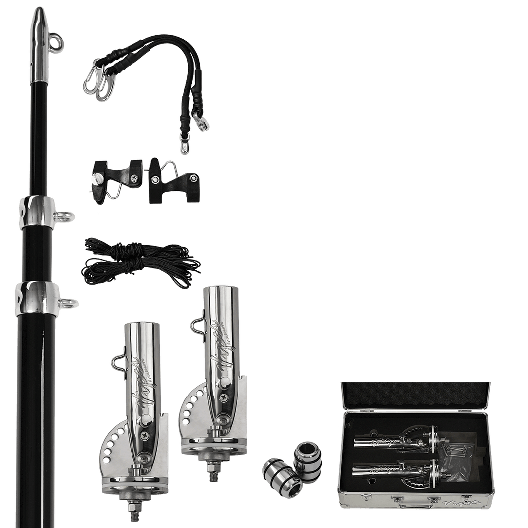 Viper Pro Series XTreme Side Mount Outrigger Kit Including 16ft 3 Piece Telescopic Poles V2-BM80013