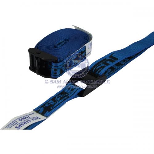Tie Down - EndleS/S Cam Buckle 25mm 3.5M Aluminium Cam, Blue Pair V2-70518