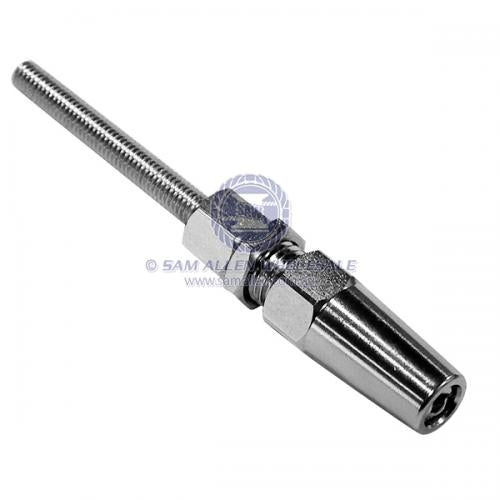 4.0mm 316G Stainless Steel Swageless Terminals - Threaded V2-57224