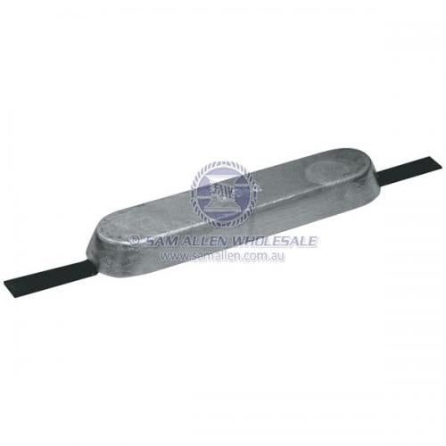 Anode Zinc Oval with Strap 540 x 127 x 55 V2-21261