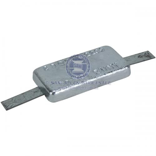 Anode Zinc Rectangle Block with Strap 102 x 76 x 25 V2-21146