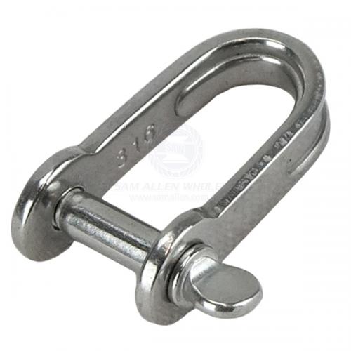 4mm Stainless Steel Flat D Shackle 2 Pack V2-56081/2