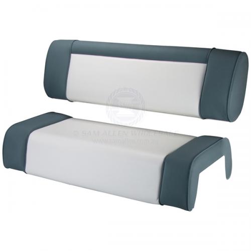 RelaxnÂ® Center Console Cushion Set Wht/Grey Flip Back Relaxn - V2-293901