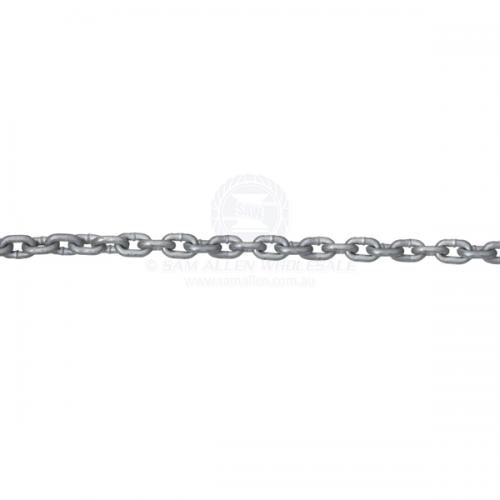 Chain - Short Link Galvanised 6mm (Sold & Priced Per Meter) Calibrated - Min Length 10m v2-26397