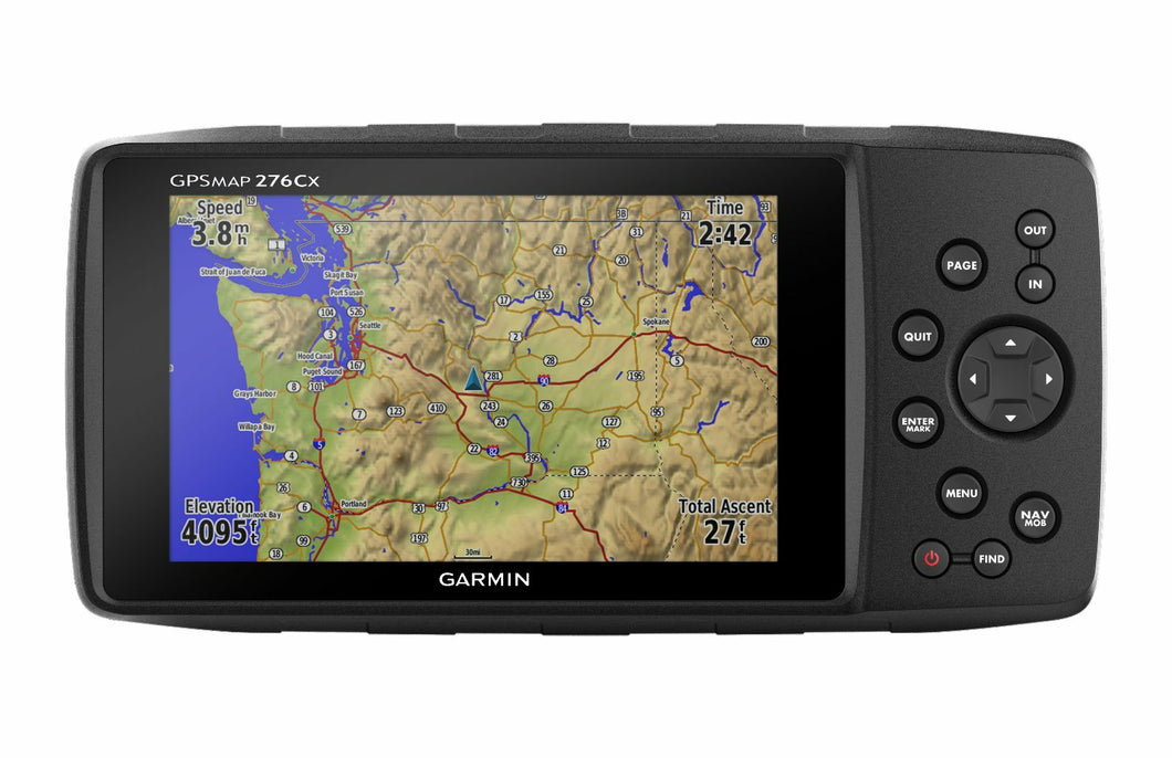 Garmin GPSMAP 276CX + TOPO +  AUTO MOUNT 020-00270-01