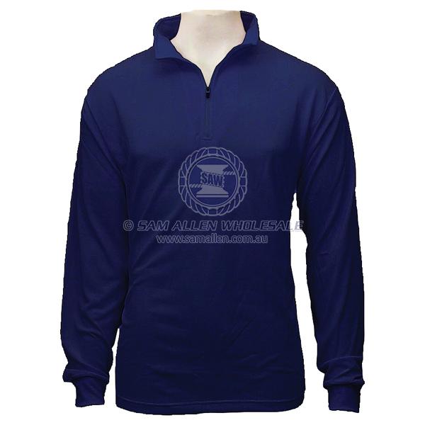 Burke UPF50 Sailing Shirt (XXL) Navy V2-SP8NXXL