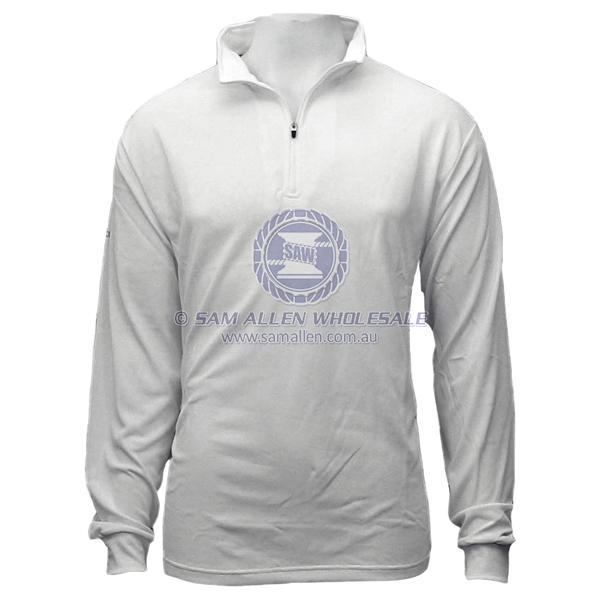 Burke UPF50 Quik Dry Sail Shirt (S) White V2-SP8WS